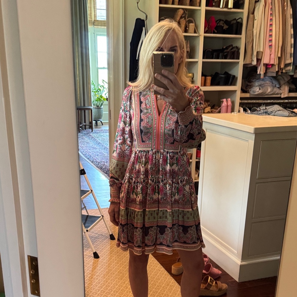 Hale Bob Floral Multicolor Dress